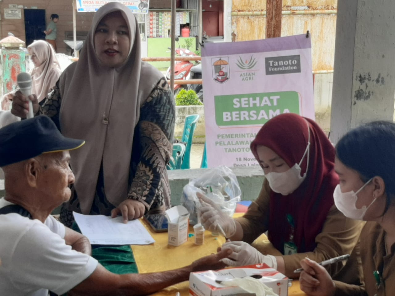 Lanjutkan Misi Pemberdayaan Kesehatan, Asian Agri dan Tanoto Foundation Gelar Acara Sehat Bersama di Desa Lalang Kabung di Riau